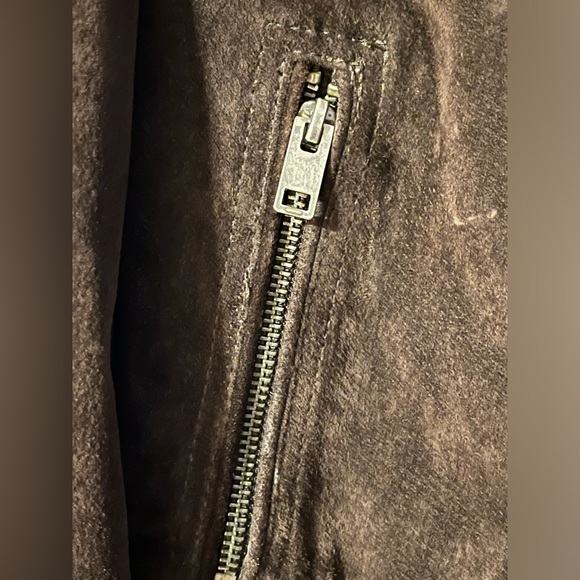 Brown Genuine Suede Medium Express Jacket - Picture 4 of 9